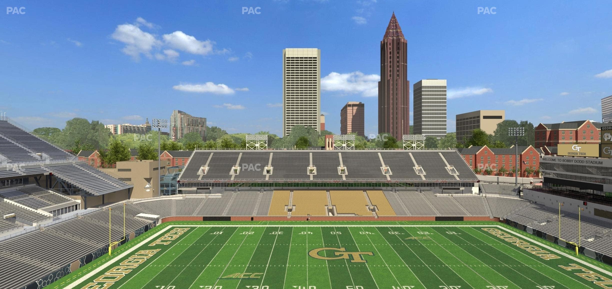Bobby Dodd Stadium - Section 205 Lower Seat View