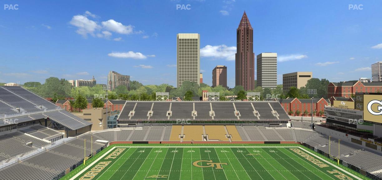 Bobby Dodd Stadium - Section 205 Upper Seat View