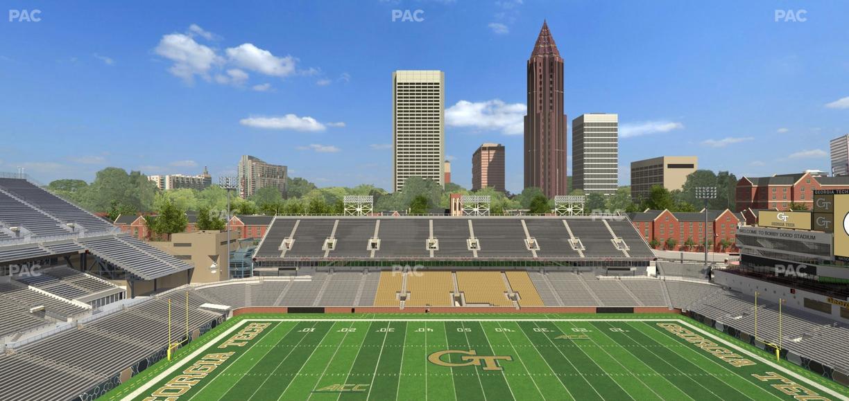 Bobby Dodd Stadium - Section 205 Upper Seat View