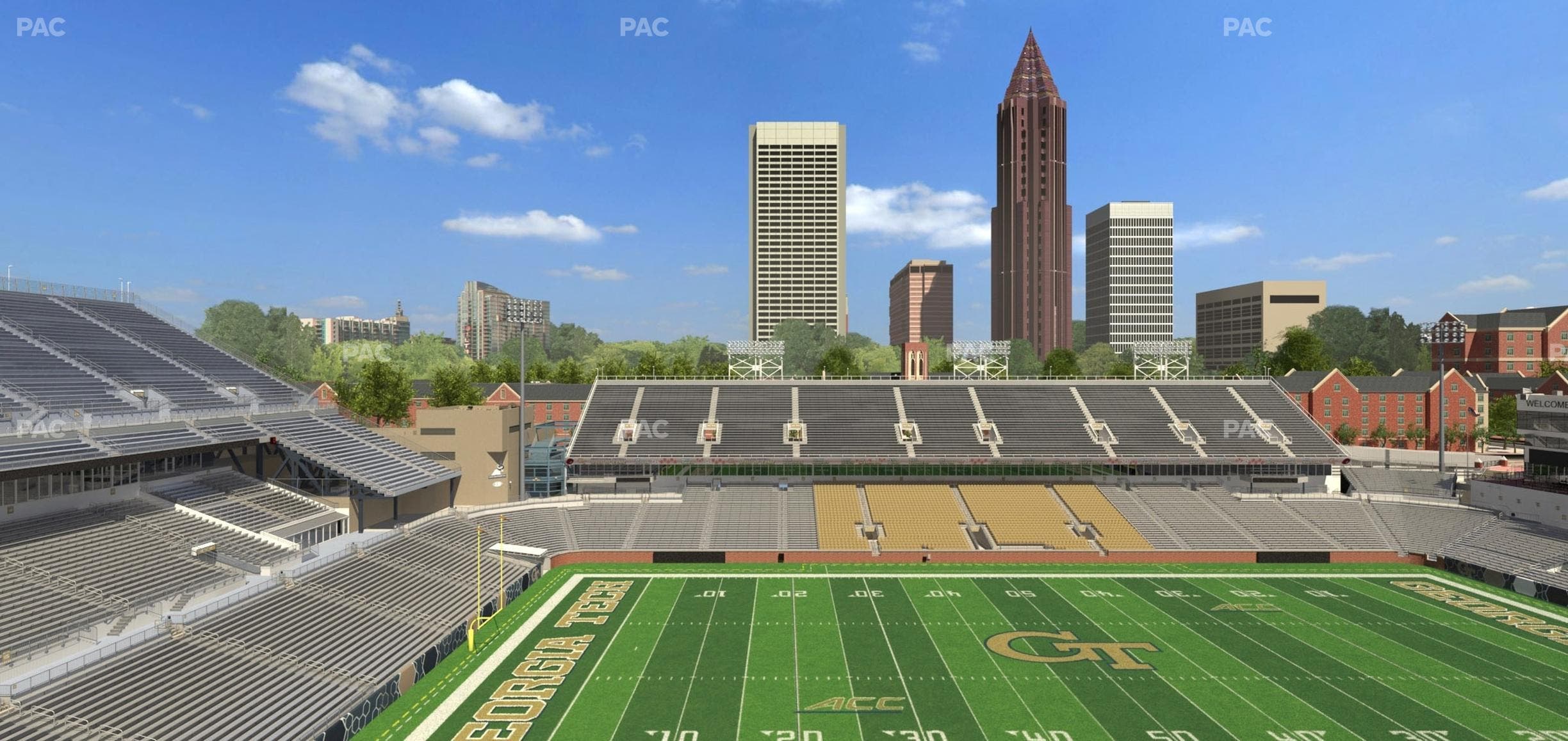 Bobby Dodd Stadium - Section 206 Lower Seat View