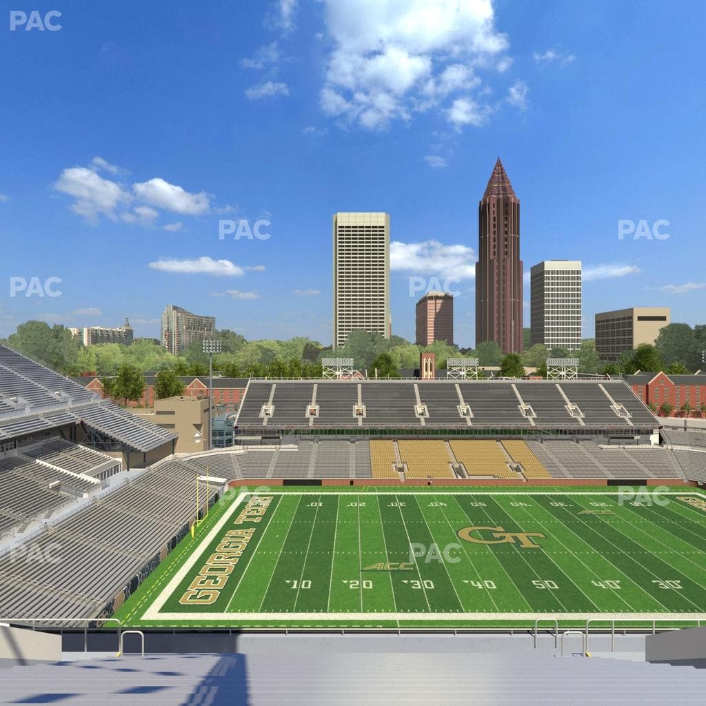 Bobby Dodd Stadium - Section 206 Upper Seat View
