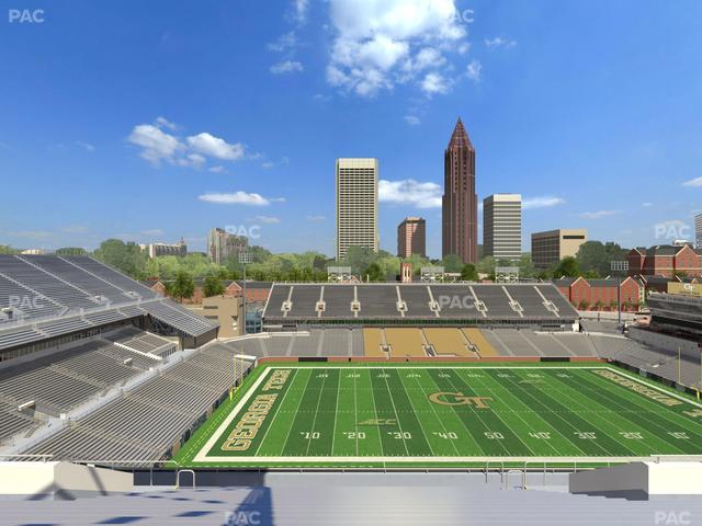 Bobby Dodd Stadium - Section 206 Upper Seat View
