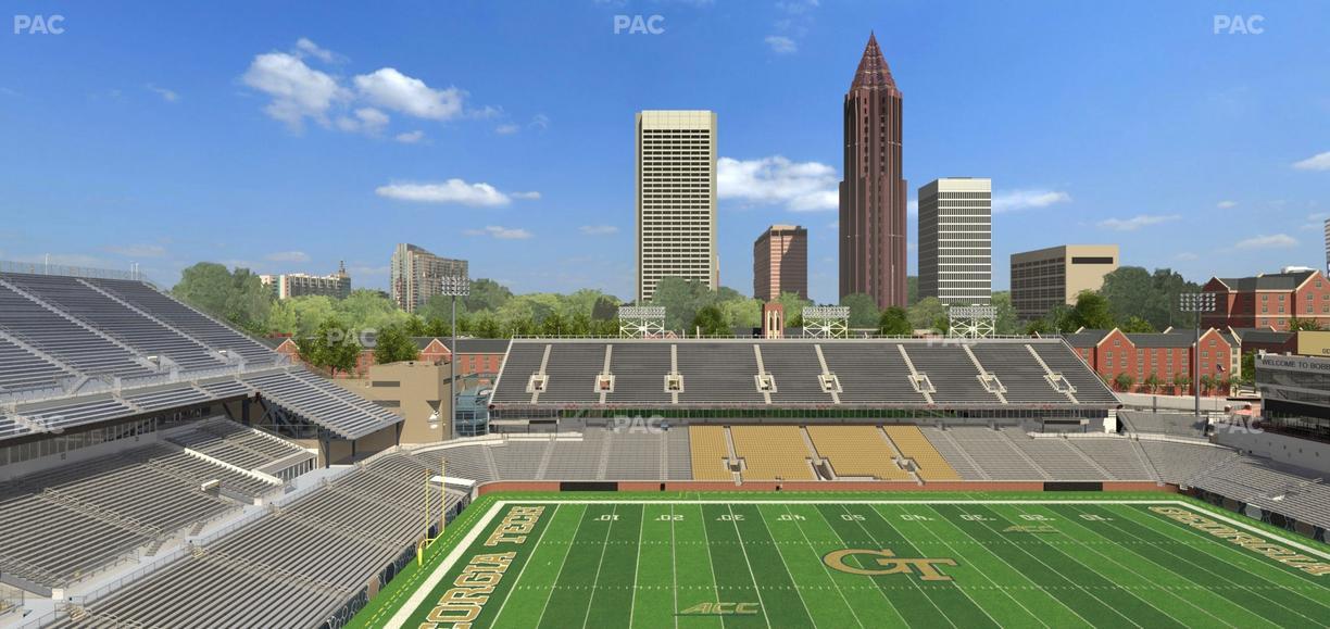 Bobby Dodd Stadium - Section 206 Upper Seat View