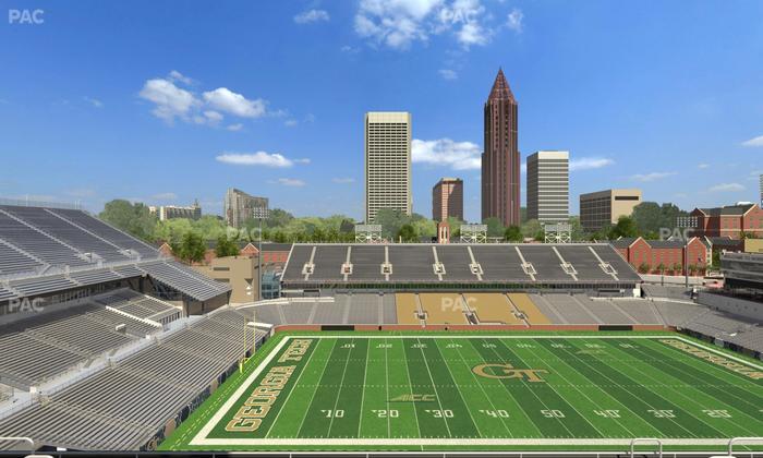 Bobby Dodd Stadium - Section 206 Upper Seat View