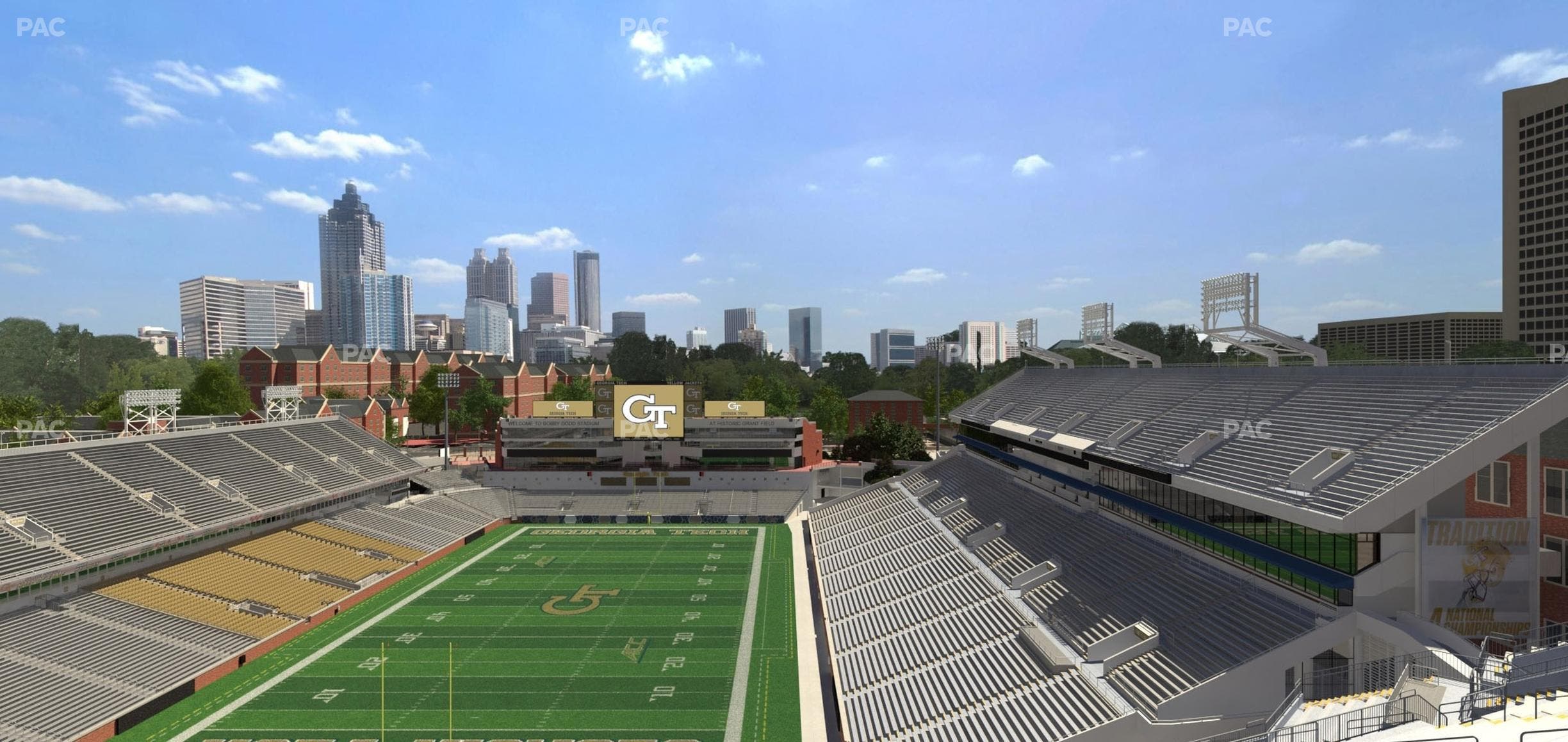 Bobby Dodd Stadium - Section 213 Seat View