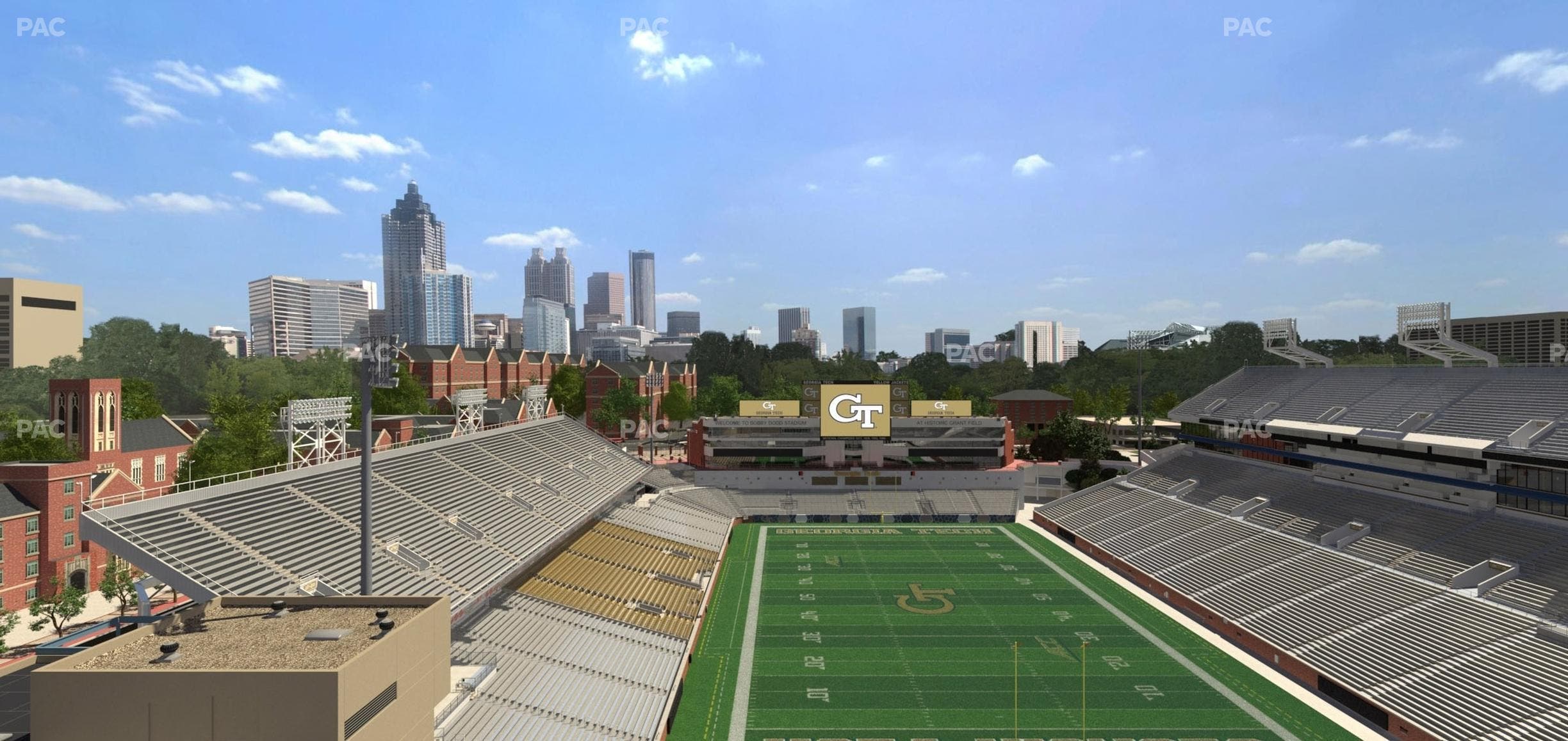 Bobby Dodd Stadium - Section 217 Seat View