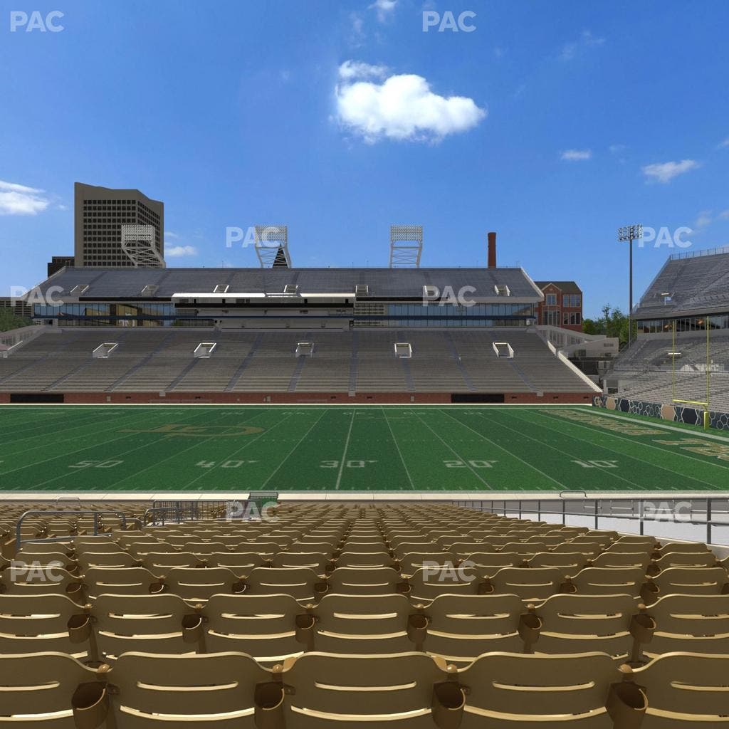 Bobby Dodd Stadium - Section Club 1 Seat View