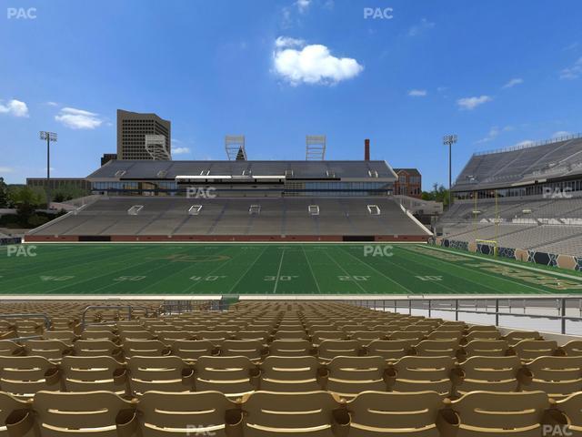 Bobby Dodd Stadium - Section Club 1 Seat View