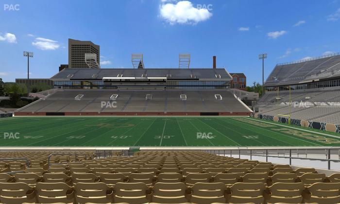 Bobby Dodd Stadium - Section Club 1 Seat View