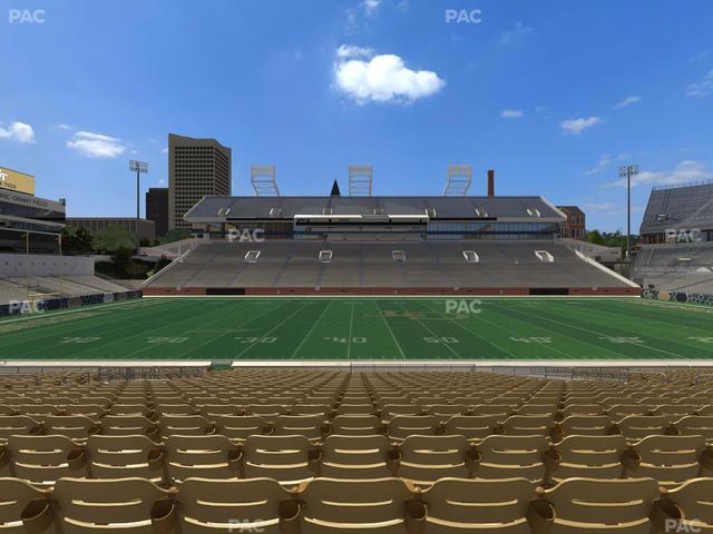 Bobby Dodd Stadium - Section Club 3 Seat View