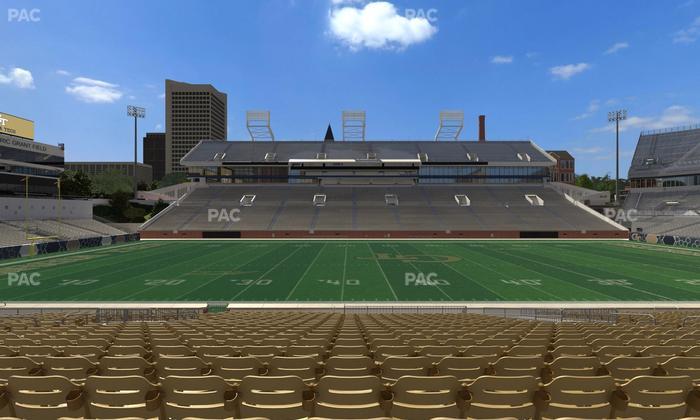 Bobby Dodd Stadium - Section Club 3 Seat View