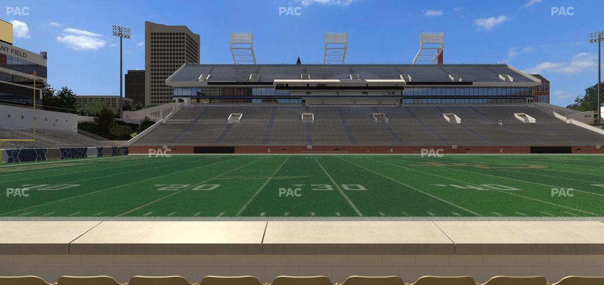Bobby Dodd Stadium - Section Club 4 Seat View