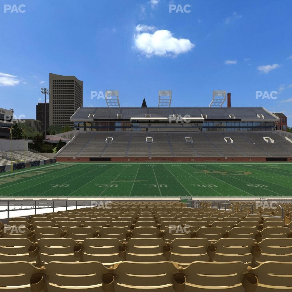 Bobby Dodd Stadium - Section Club 4 Seat View