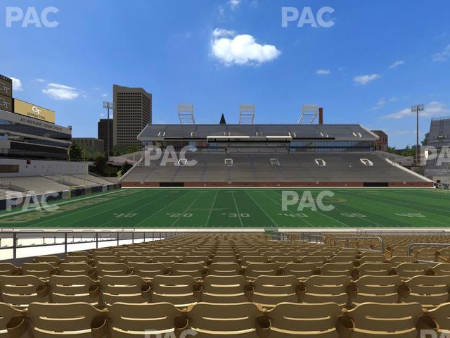 Bobby Dodd Stadium - Section Club 4 Seat View