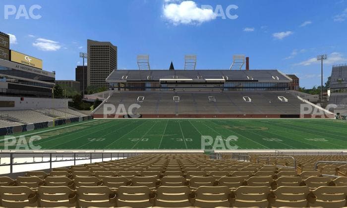Bobby Dodd Stadium - Section Club 4 Seat View