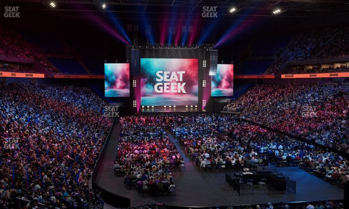 BOK Center - Section 104 Seat View