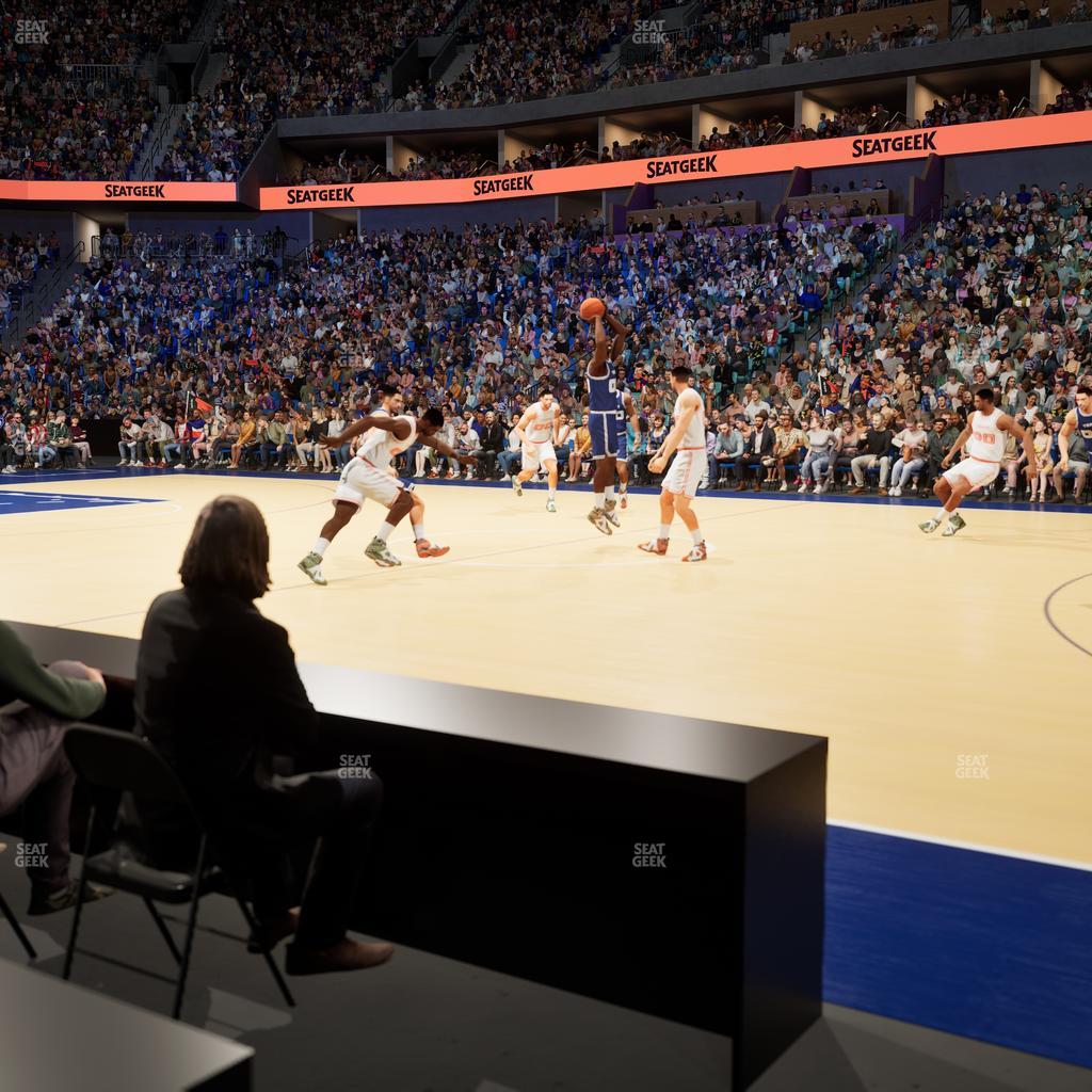 BOK Center - Section Courtside Seat View