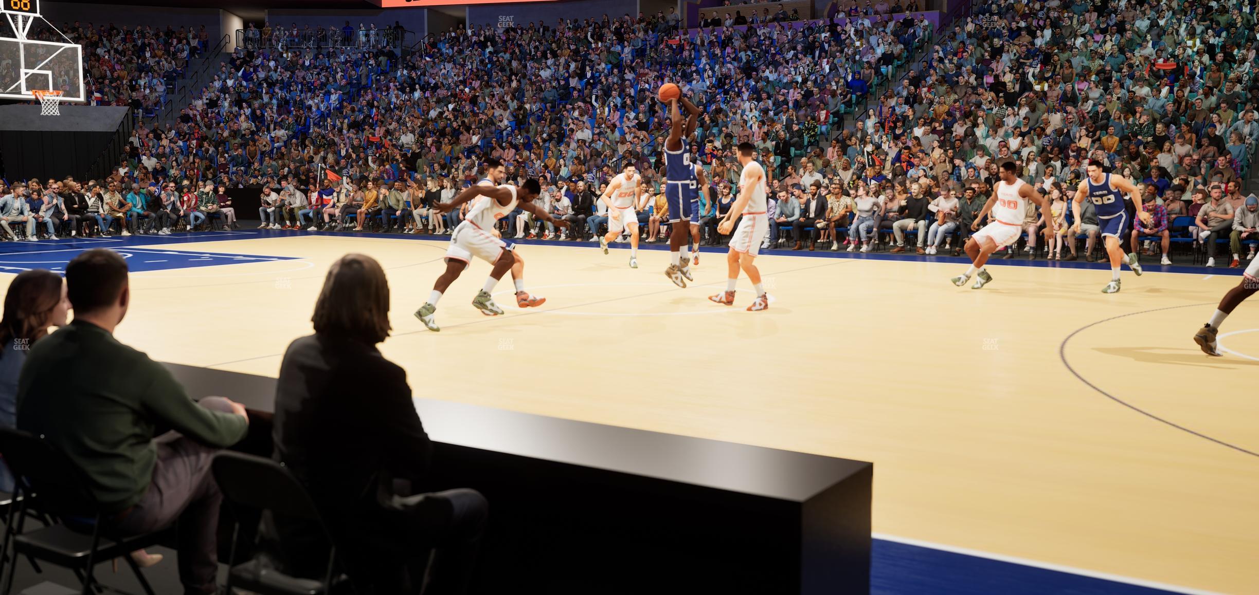 BOK Center - Section Courtside Seat View