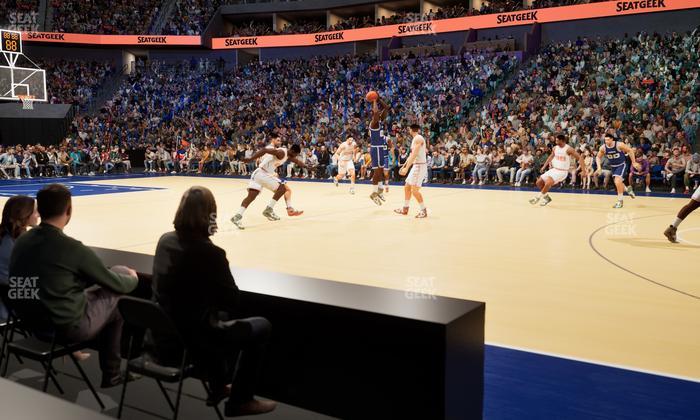 BOK Center - Section Courtside Seat View