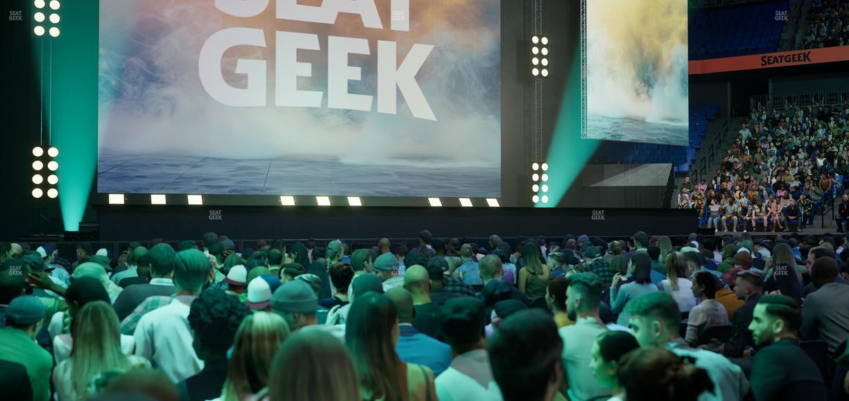 BOK Center - Section Floor 1 Seat View