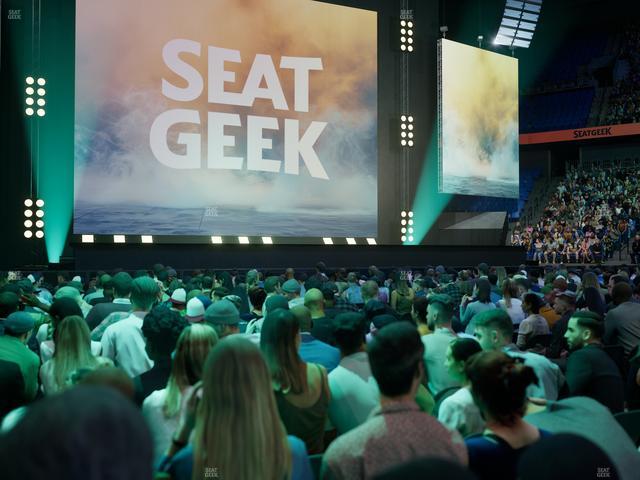 BOK Center - Section Floor 1 Seat View