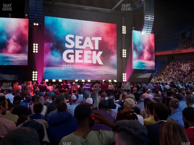 BOK Center - Section Floor 1 Seat View