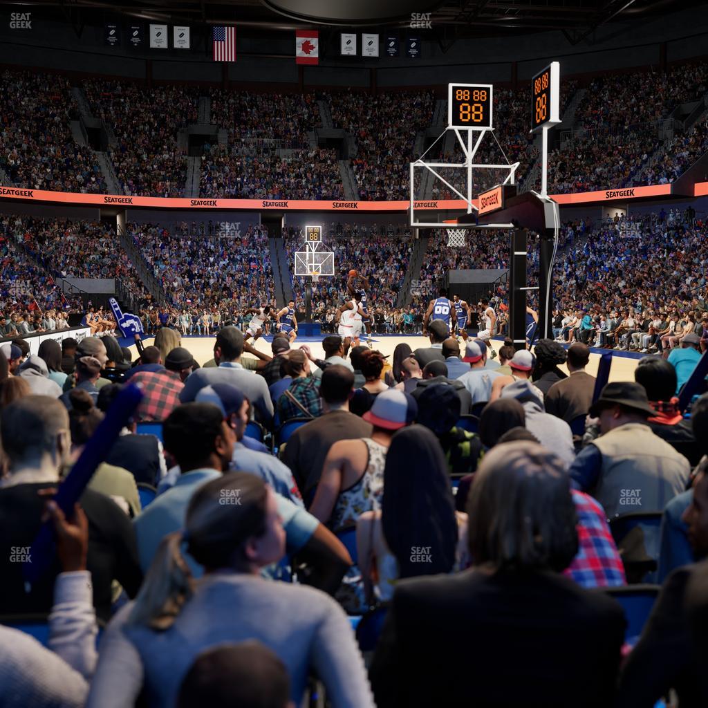 BOK Center - Section Floor 4 Seat View