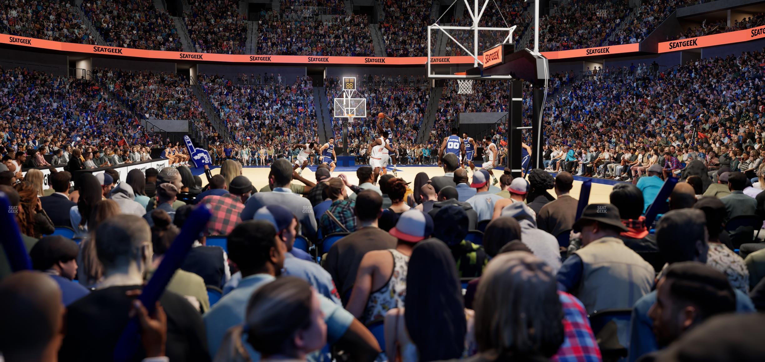 BOK Center - Section Floor 4 Seat View