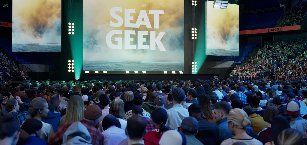 BOK Center - Section Floor 4 Seat View