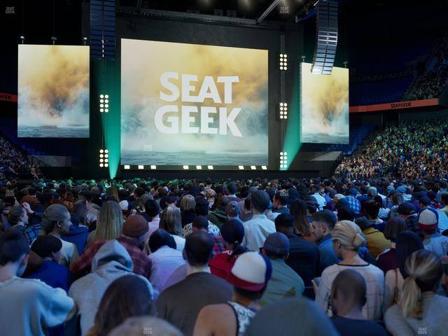 BOK Center - Section Floor 4 Seat View