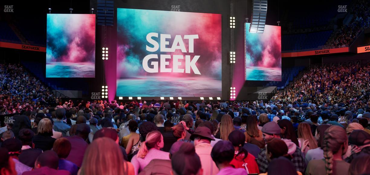 BOK Center - Section Floor 4 Seat View