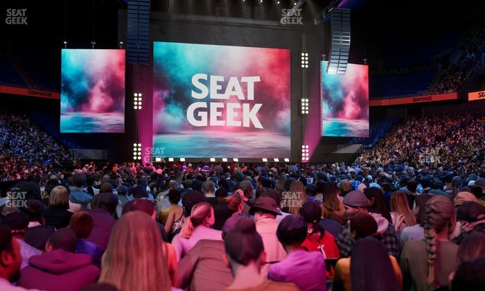 BOK Center - Section Floor 4 Seat View