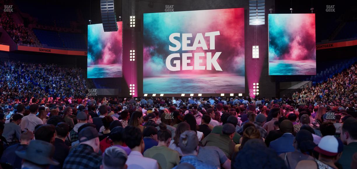 BOK Center - Section Floor 6 Seat View