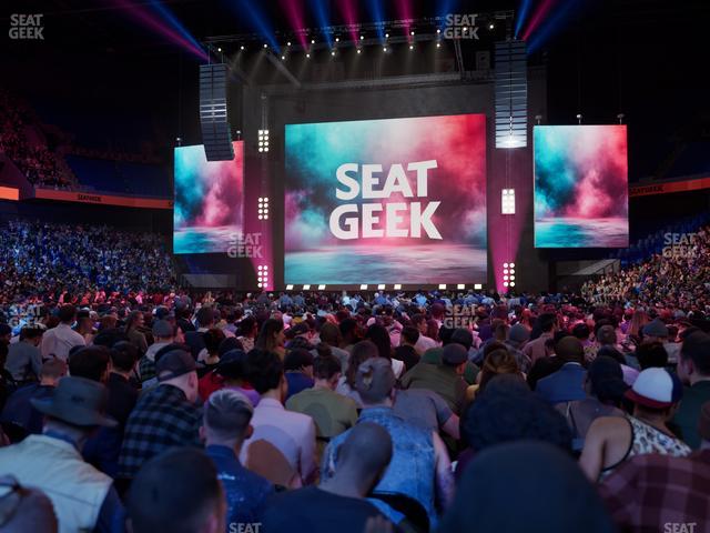 BOK Center - Section Floor 6 Seat View