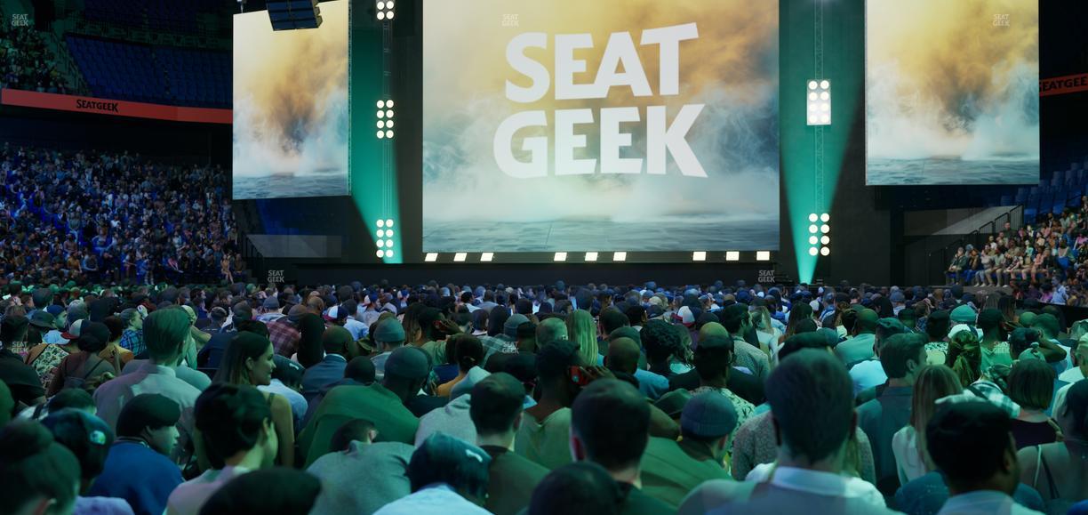 BOK Center - Section Floor 6 Seat View