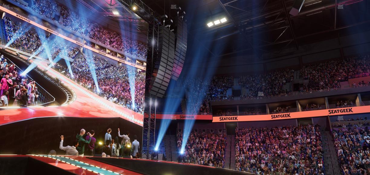 BOK Center - Section Ga Pit A Seat View