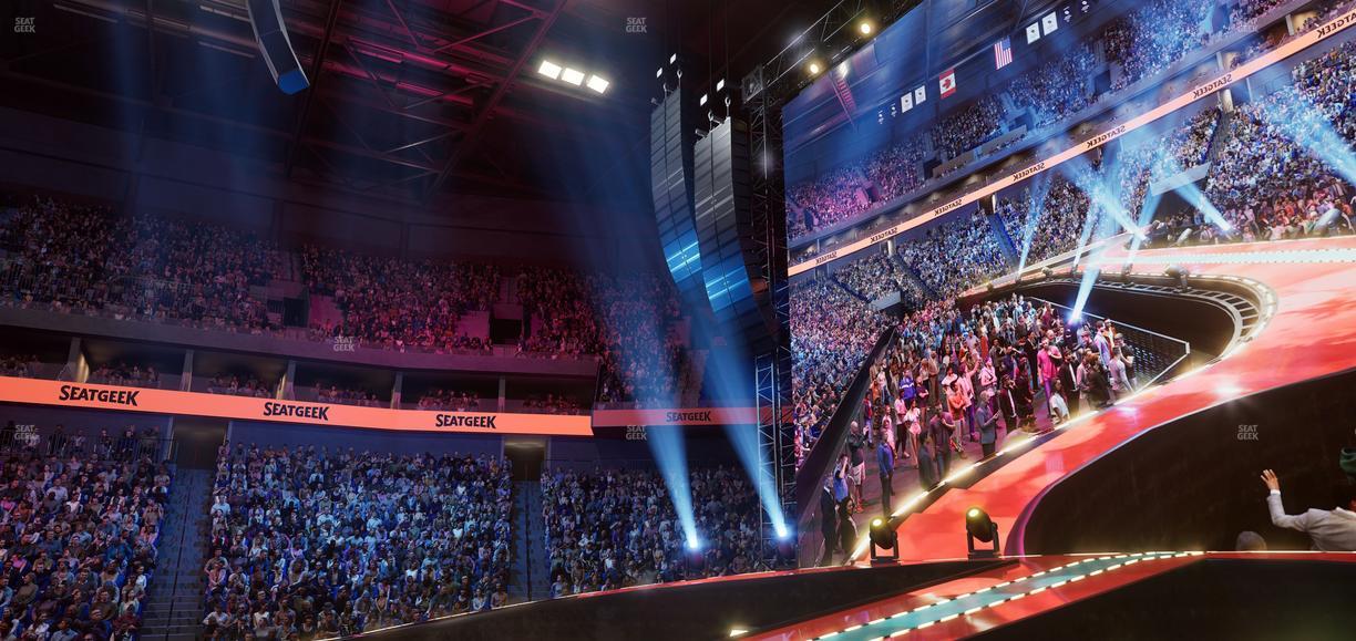 BOK Center - Section Ga Pit B Seat View