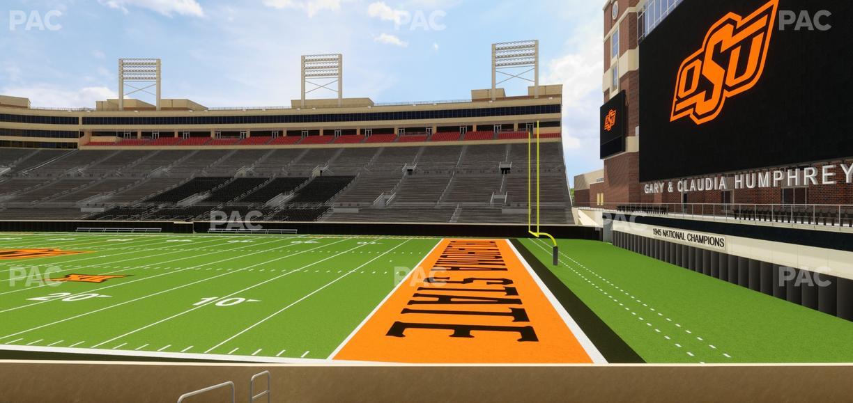 Boone Pickens Stadium - Section 1 Seat View