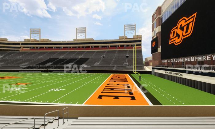 Boone Pickens Stadium - Section 1 Seat View