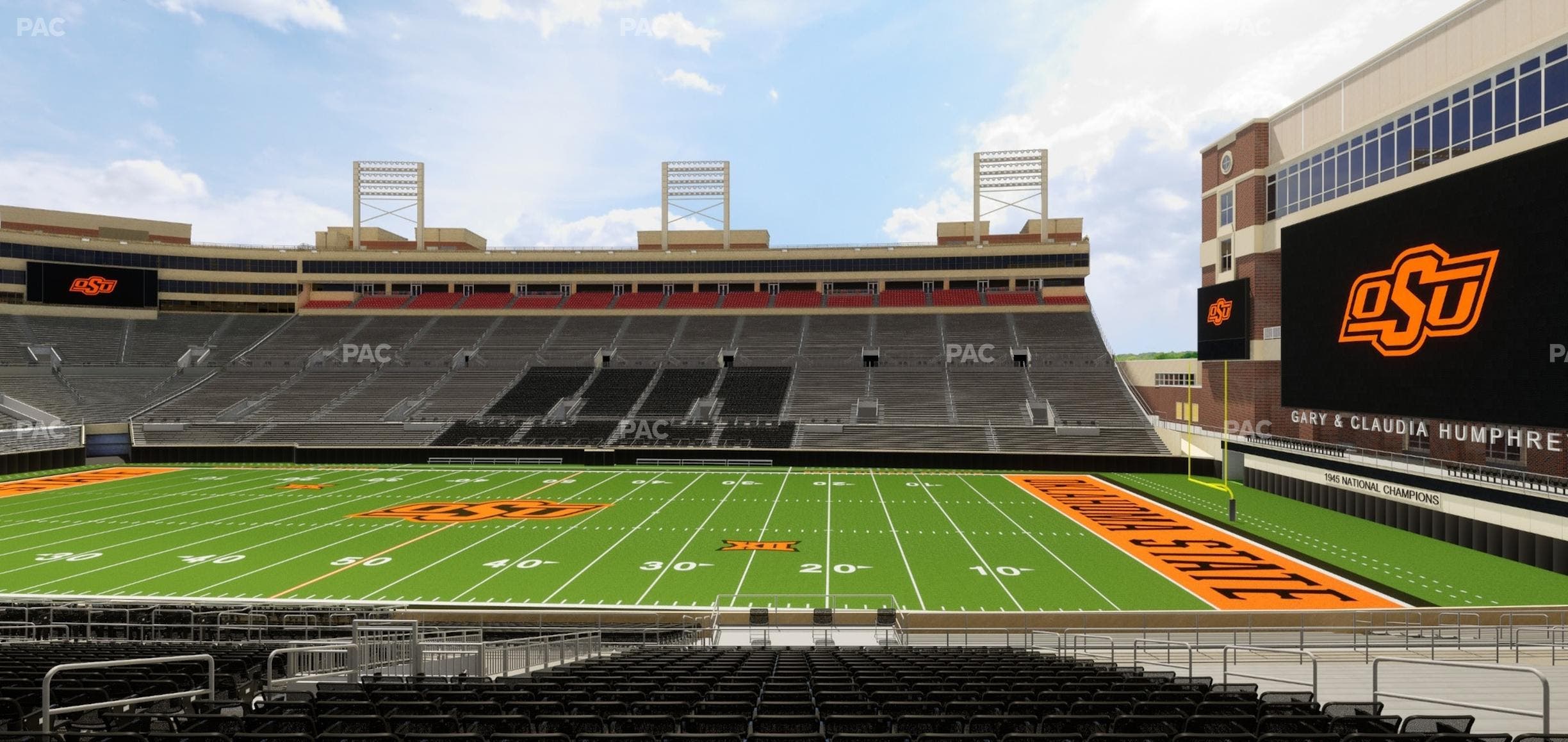 Boone Pickens Stadium - Section 104 Seat View