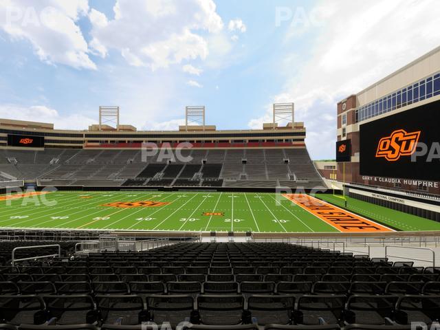 Boone Pickens Stadium - Section 104 Seat View Boone Pickens Stadium - Section 104 Seat View