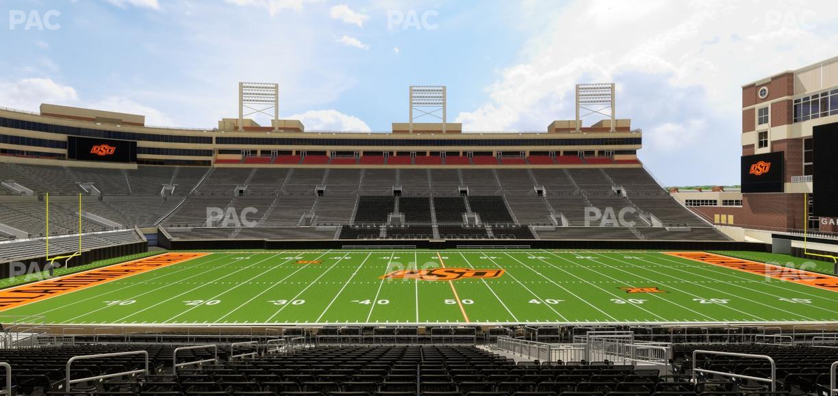 Boone Pickens Stadium - Section 107 Seat View