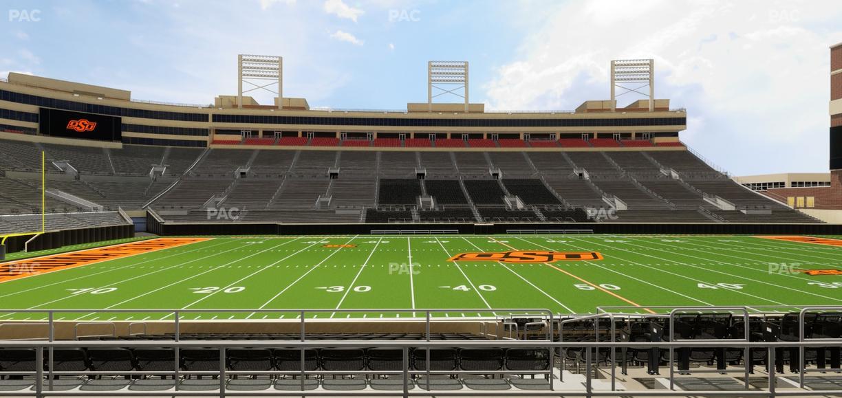 Boone Pickens Stadium - Section 108 Seat View