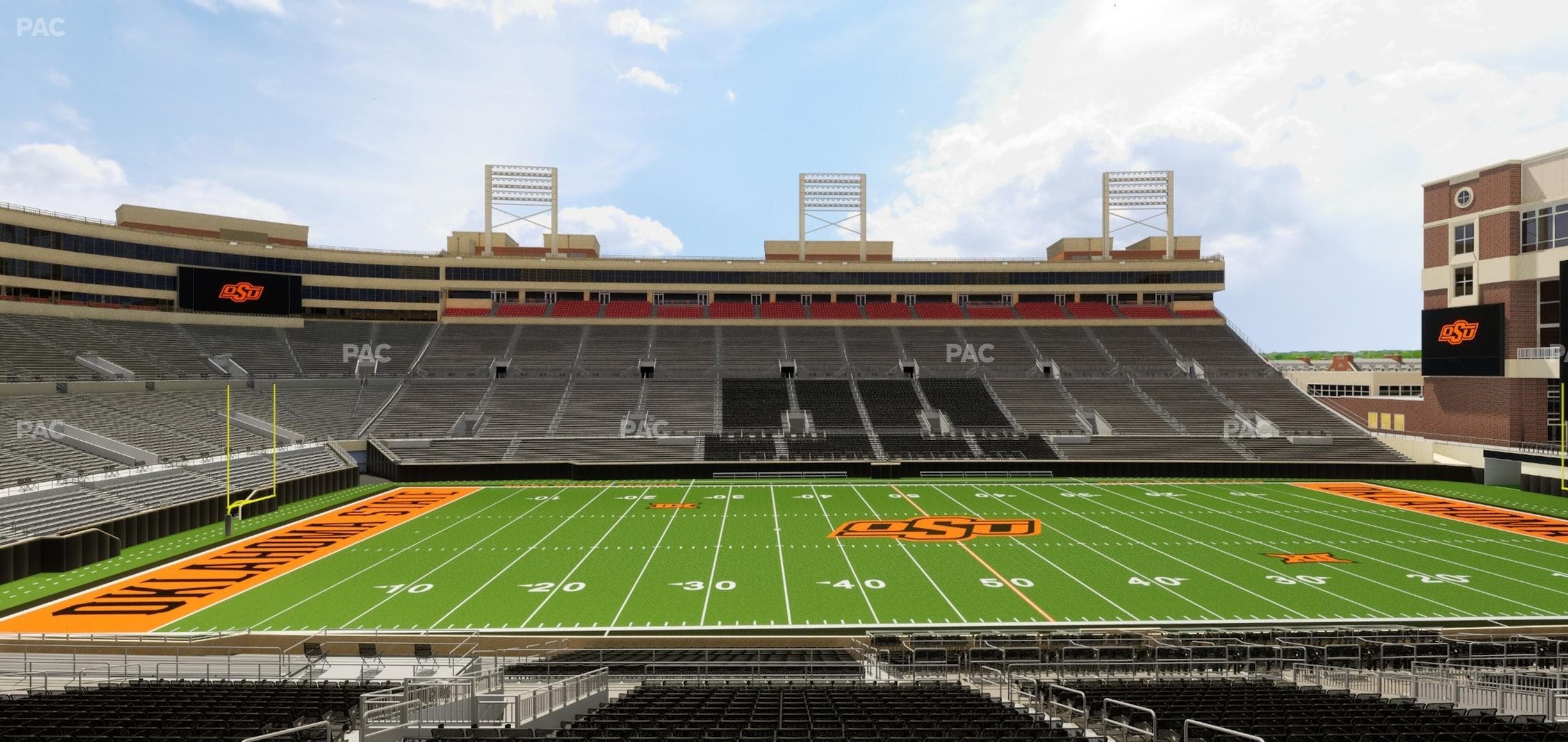 Boone Pickens Stadium - Section 108 Seat View