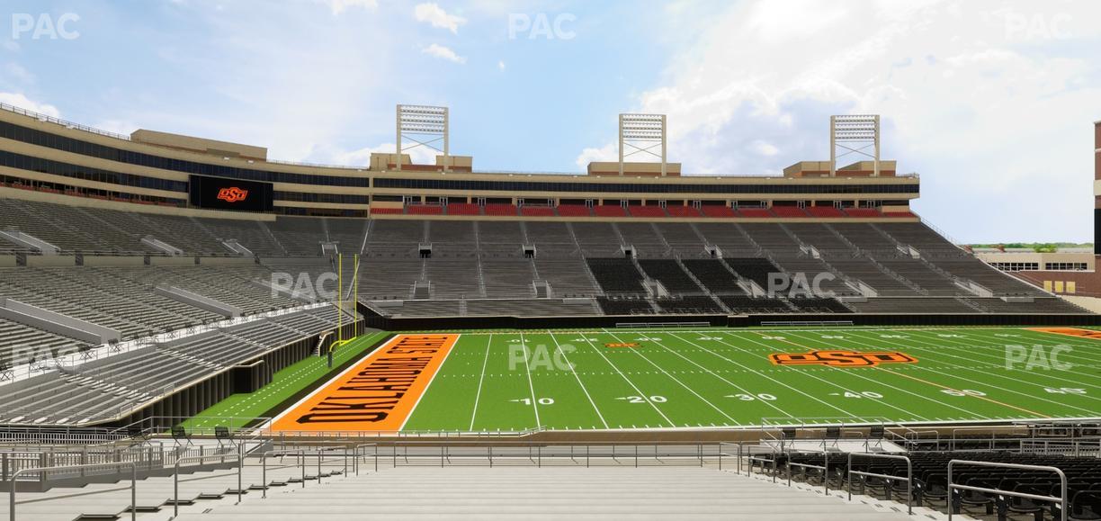 Boone Pickens Stadium - Section 110 Seat View