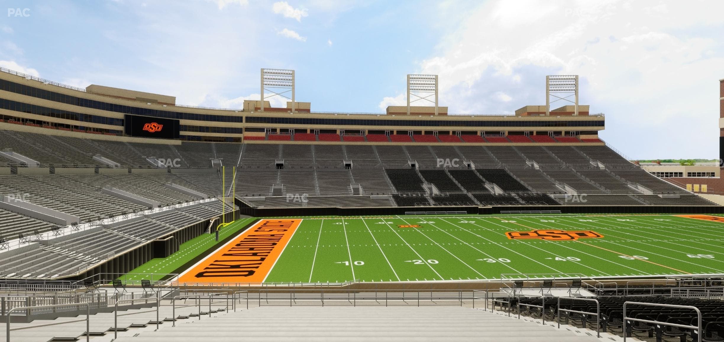 Boone Pickens Stadium - Section 110 Seat View