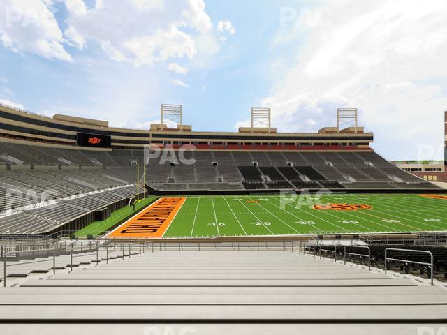 Boone Pickens Stadium - Section 110 Seat View Boone Pickens Stadium - Section 110 Seat View