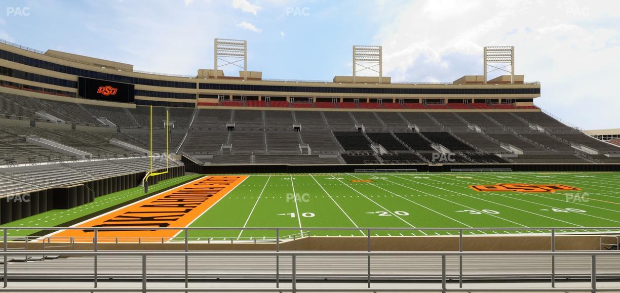 Boone Pickens Stadium - Section 110 Seat View