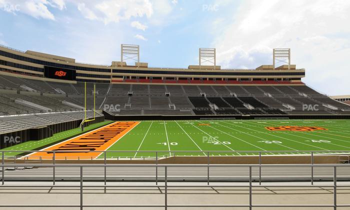 Boone Pickens Stadium - Section 110 Seat View