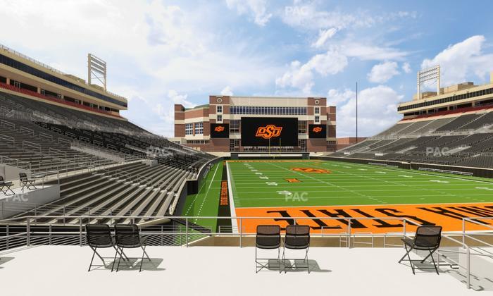Boone Pickens Stadium - Section 124 Seat View